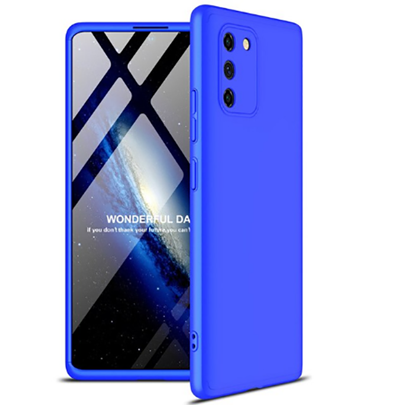 Galaxy Uyumlu A91 (S10 Lite) Kılıf Zore Ays Kapak-Mavi