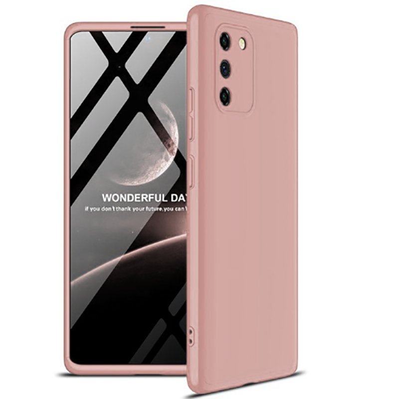 Galaxy Uyumlu A91 (S10 Lite) Kılıf Zore Ays Kapak-Rose gold