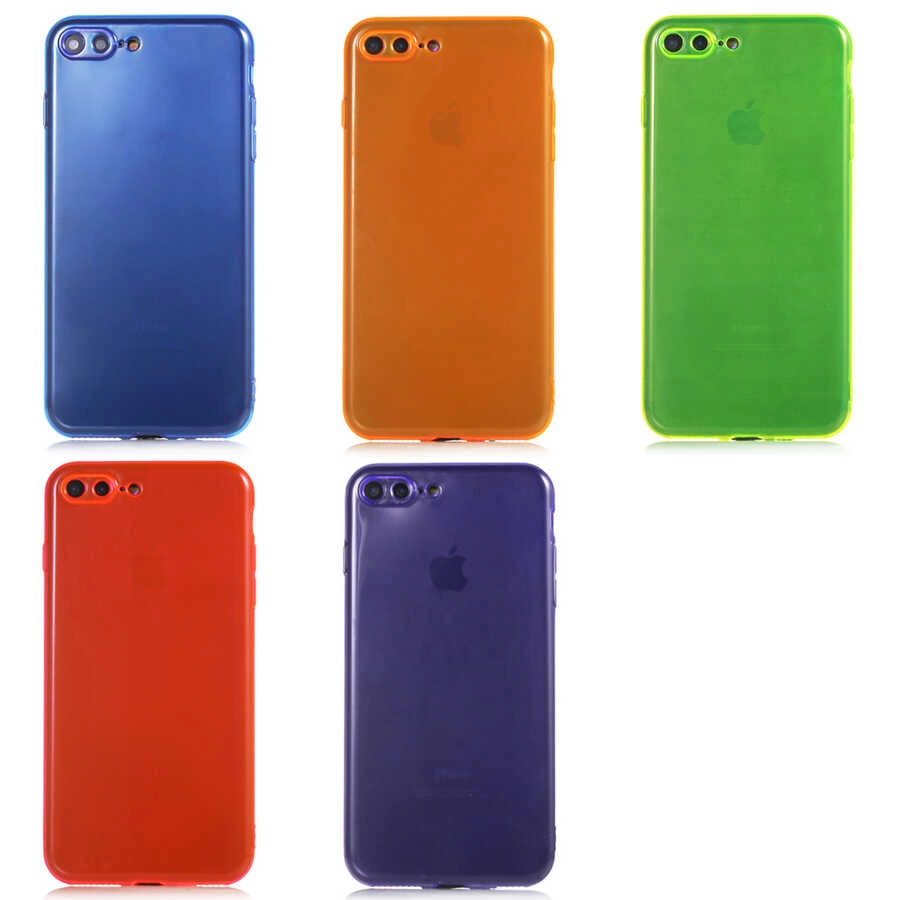 iPhone Uyumlu 7 Plus Kılıf Zore Mun Silikon
