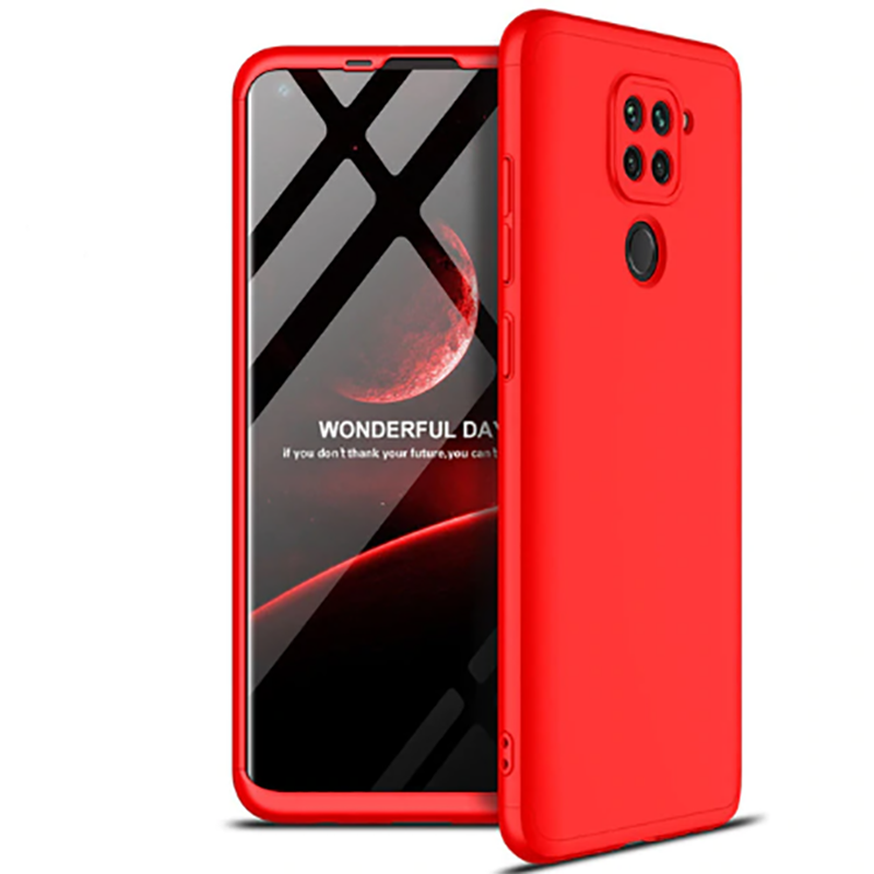 Xiaomi Uyumlu  Redmi Note 9 Kılıf Zore Ays Kapak-Kırmızı