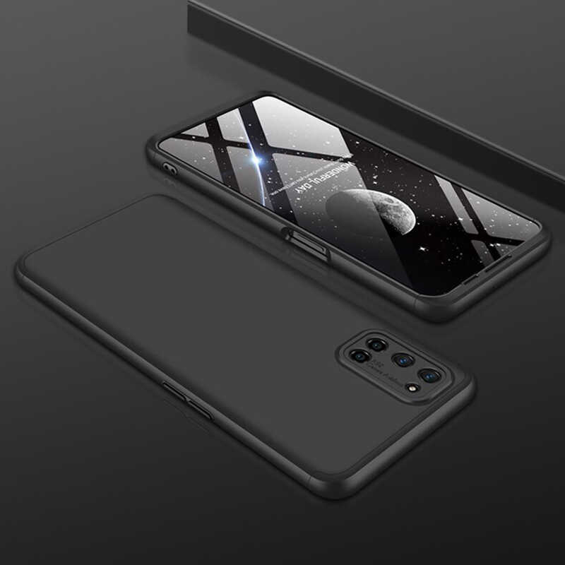 Oppo A92 Kılıf Zore Ays Kapak-Siyah
