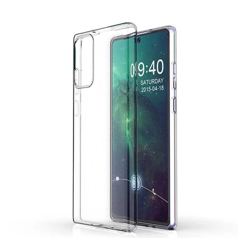 Galaxy Uyumlu Note 20 Kılıf Zore Süper Silikon Kapak
