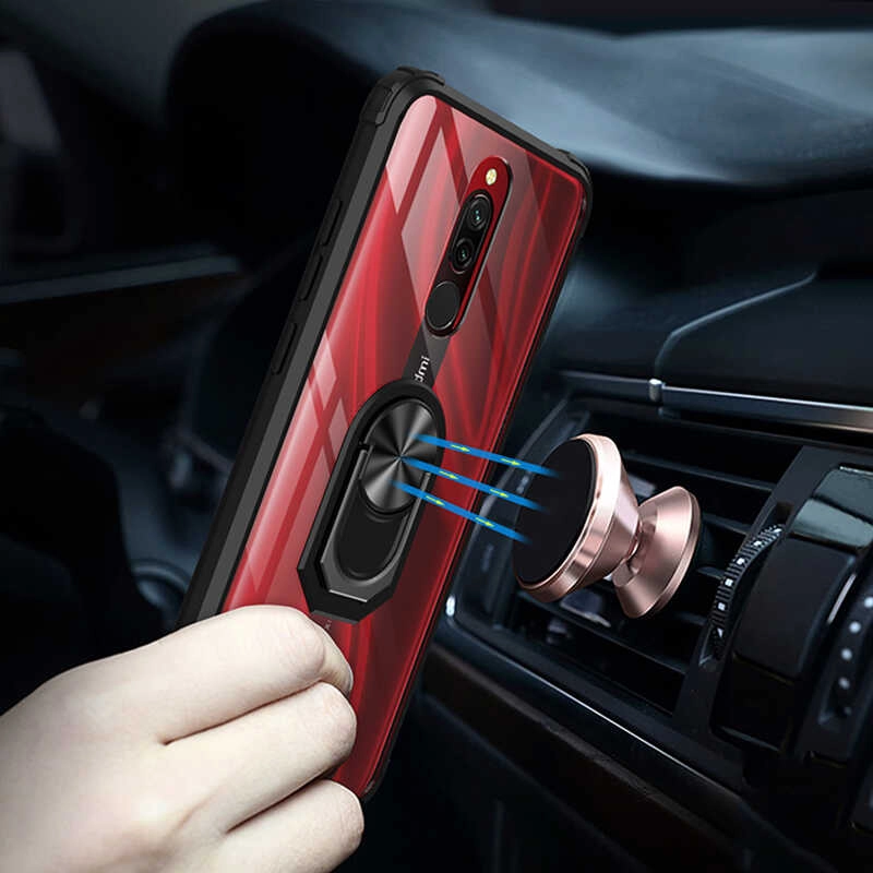 Xiaomi Uyumlu  Redmi 8A Kılıf Zore Mola Kapak-Kırmızı