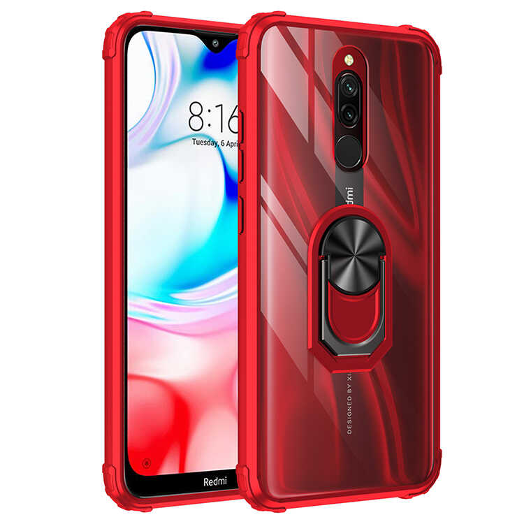 Xiaomi Uyumlu  Redmi 8A Kılıf Zore Mola Kapak-Kırmızı