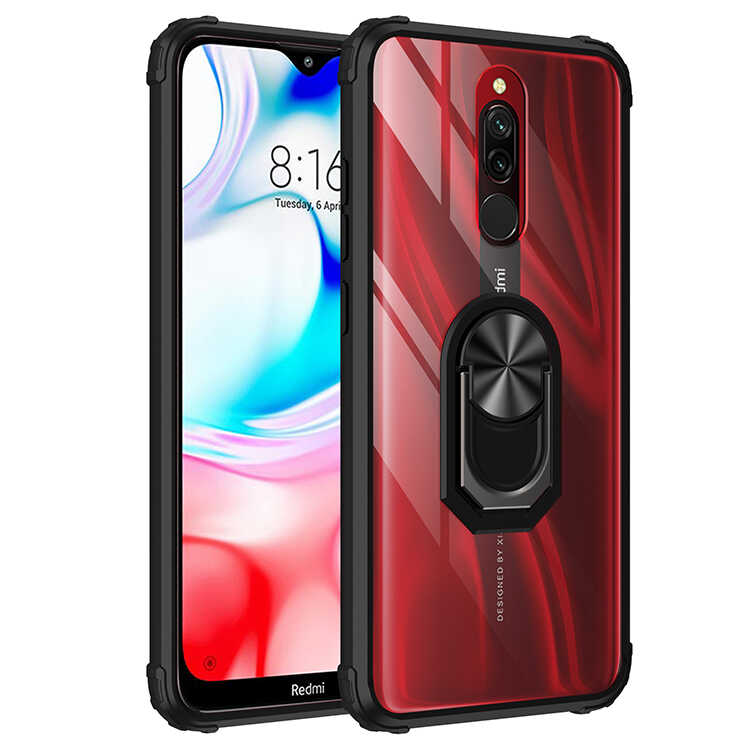 Xiaomi Uyumlu  Redmi 8A Kılıf Zore Mola Kapak-Siyah
