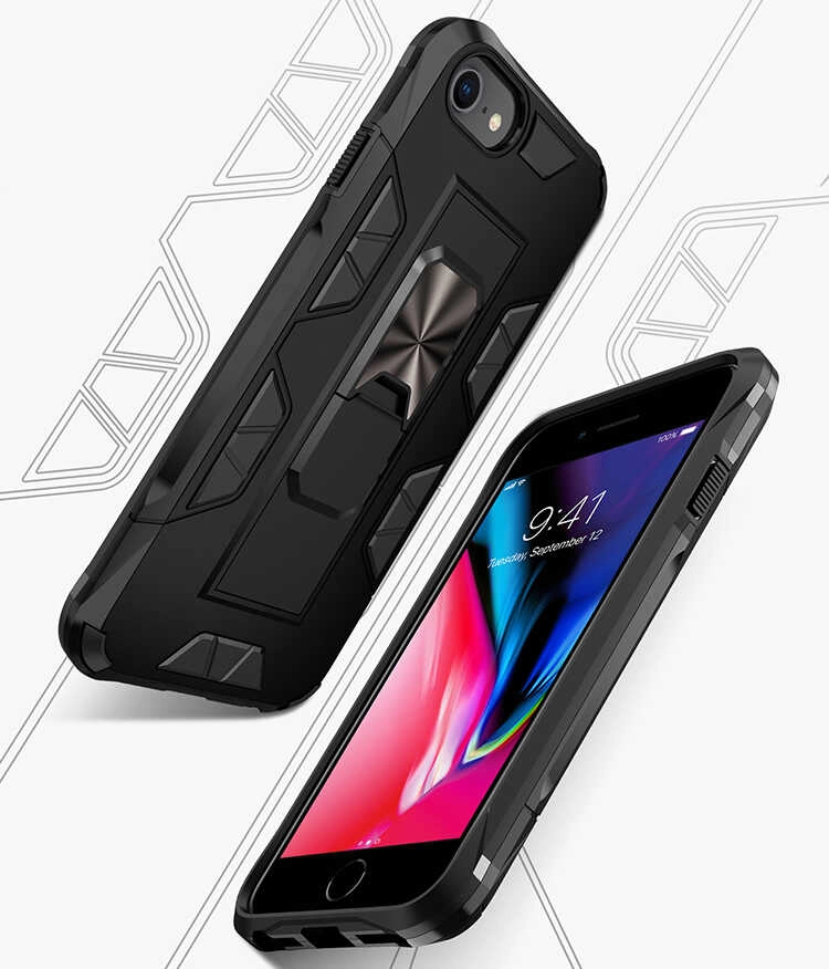 iPhone Uyumlu 7 Kılıf Zore Volve Kapak
