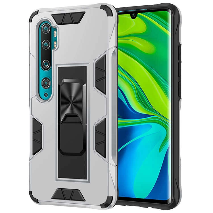 Xiaomi Uyumlu  Mi Note 10 Lite Kılıf Zore Volve Kapak-Gri
