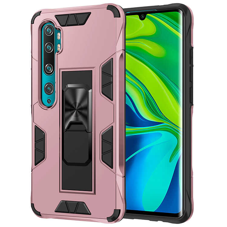 Xiaomi Uyumlu  Mi Note 10 Lite Kılıf Zore Volve Kapak-Rose gold