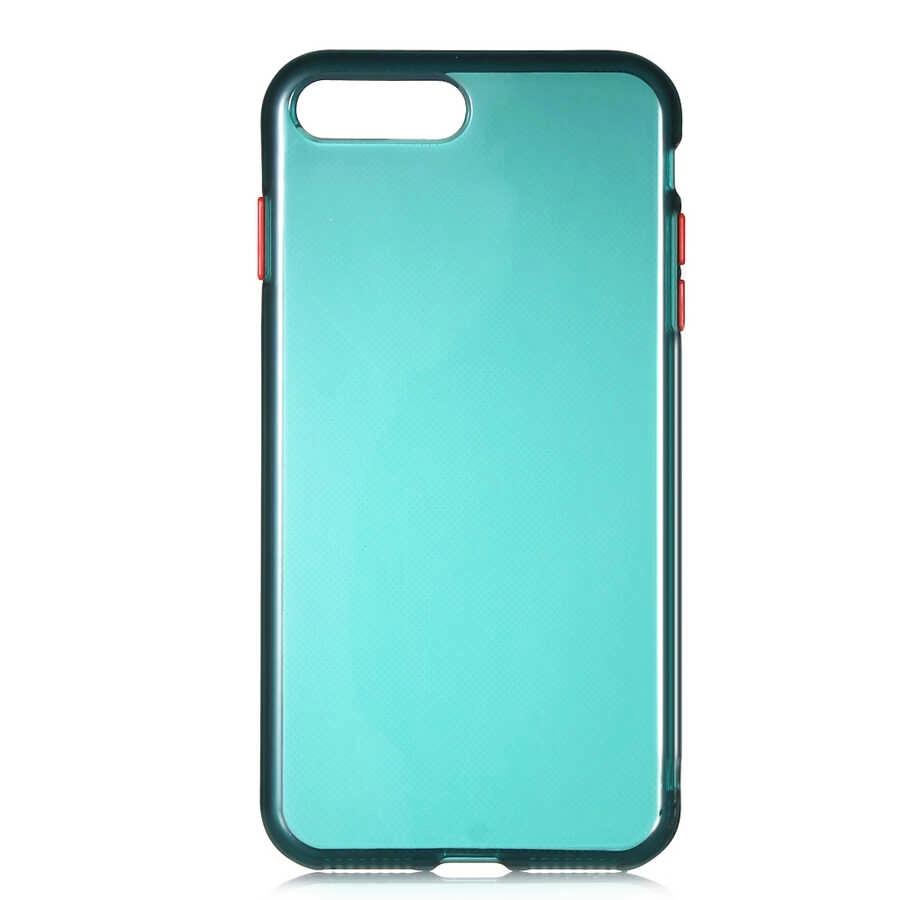 iPhone Uyumlu 7 Plus Kılıf Zore Bistro Kapak-Koyu yeşil