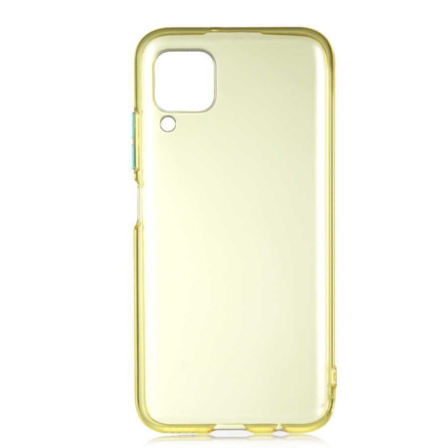 Huawei Uyumlu P40 Lite Kılıf Zore Bistro Kapak-Sarı