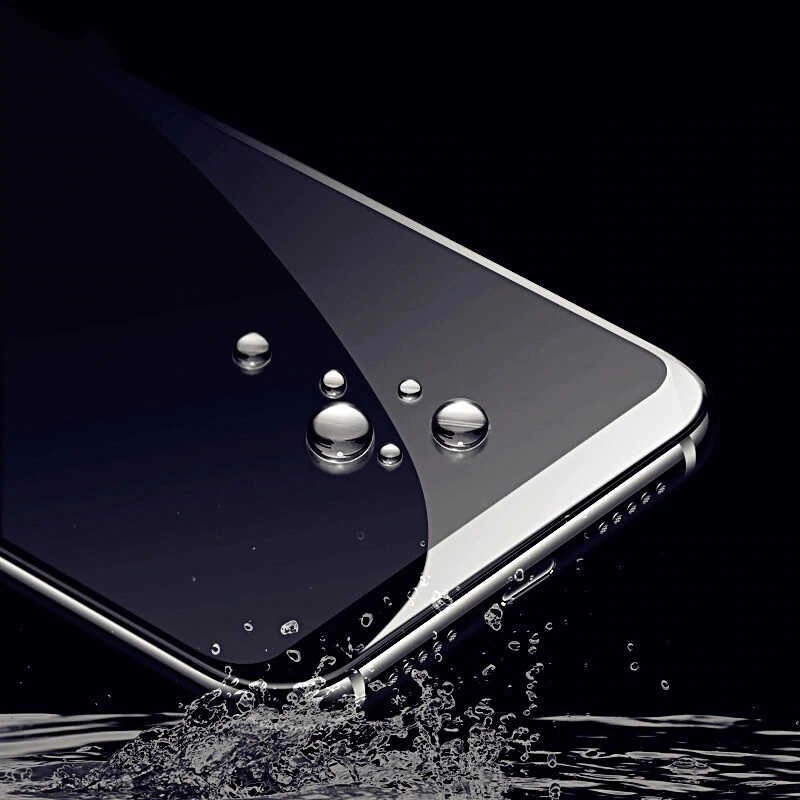 Huawei Uyumlu P20 Lite 2019 Zore Kenarları Kırılmaya Dayanıklı Cam Ekran Koruyucu