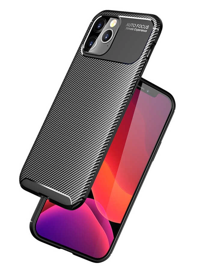 iPhone Uyumlu 12 Pro Max Kılıf Zore Negro Silikon Kapak