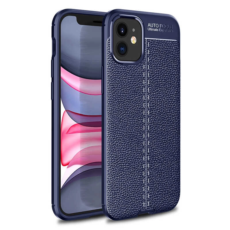 iPhone Uyumlu 12 Mini Kılıf Zore Niss Silikon Kapak-Lacivert