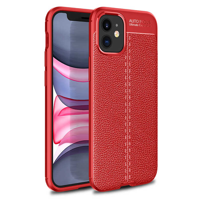 iPhone Uyumlu 12 Mini Kılıf Zore Niss Silikon Kapak-Kırmızı