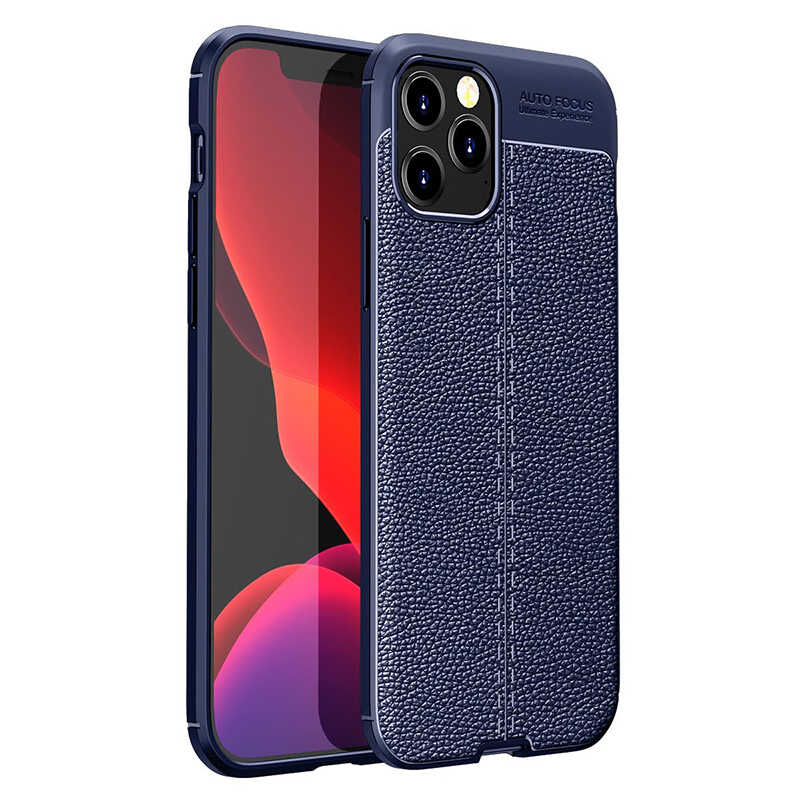 iPhone Uyumlu 12 Pro Kılıf Zore Niss Silikon Kapak-Lacivert