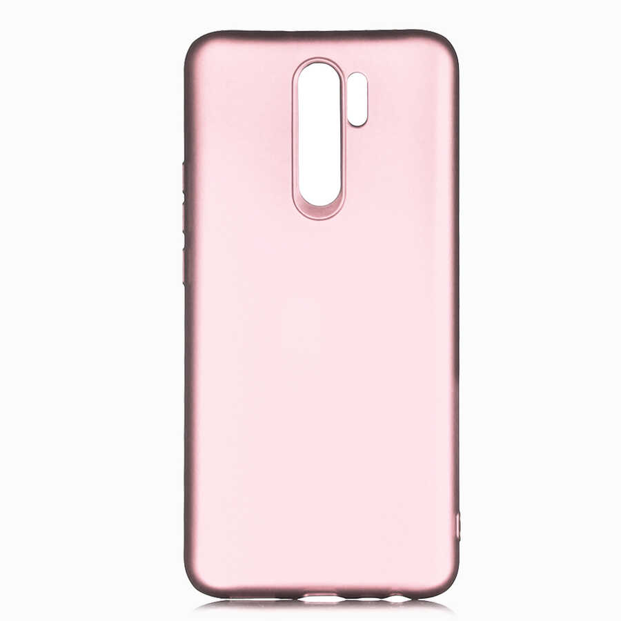 Xiaomi Uyumlu  Redmi 9 Kılıf Zore Premier Silikon Kapak-Rose gold