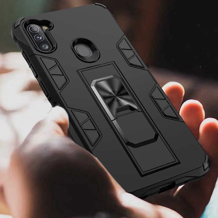 Galaxy Uyumlu M11 Kılıf Zore Volve Kapak-Kırmızı