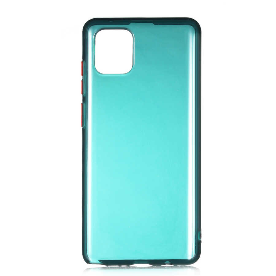 Galaxy Uyumlu A81 (Note 10 Lite) Kılıf Zore Bistro Kapak-Koyu yeşil