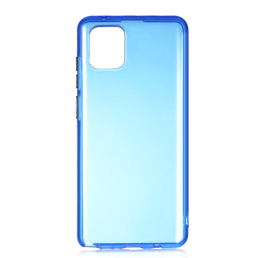 Galaxy Uyumlu A81 (Note 10 Lite) Kılıf Zore Bistro Kapak-Mavi