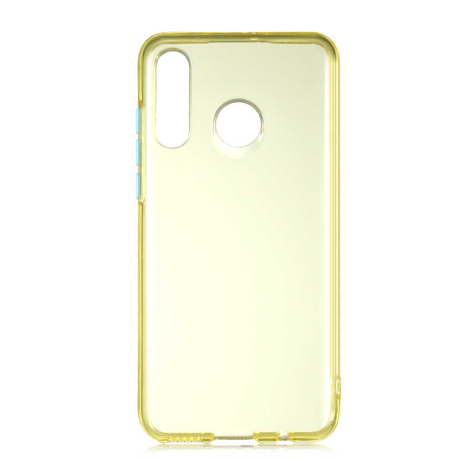 Huawei Uyumlu P30 Lite Kılıf Zore Bistro Kapak-Sarı