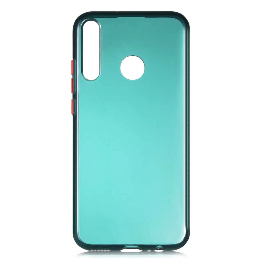 Huawei Uyumlu P40 Lite E Kılıf Zore Bistro Kapak-Koyu yeşil