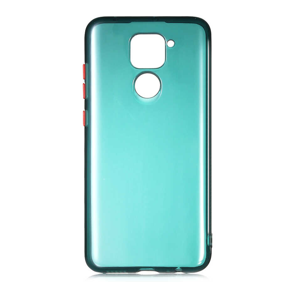 Xiaomi Uyumlu  Redmi Note 9 Kılıf Zore Bistro Kapak-Koyu yeşil