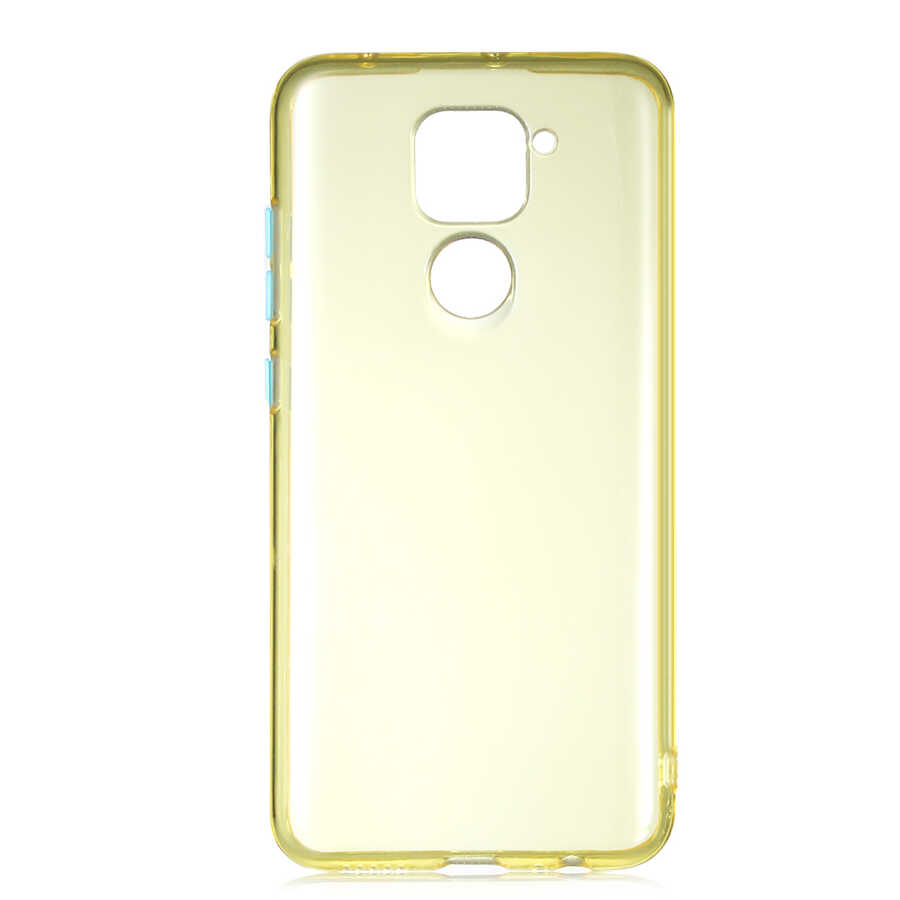 Xiaomi Uyumlu  Redmi Note 9 Kılıf Zore Bistro Kapak-Sarı