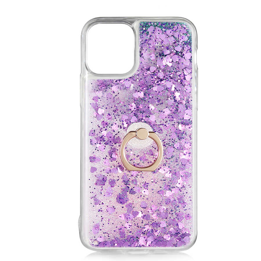 iPhone Uyumlu 11 Pro Max Kılıf Zore Milce Kapak-Mor