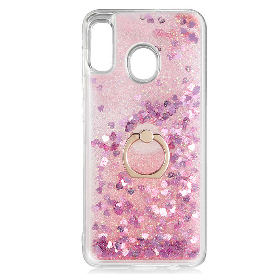 Galaxy Uyumlu A20 Kılıf Zore Milce Kapak-Pembe