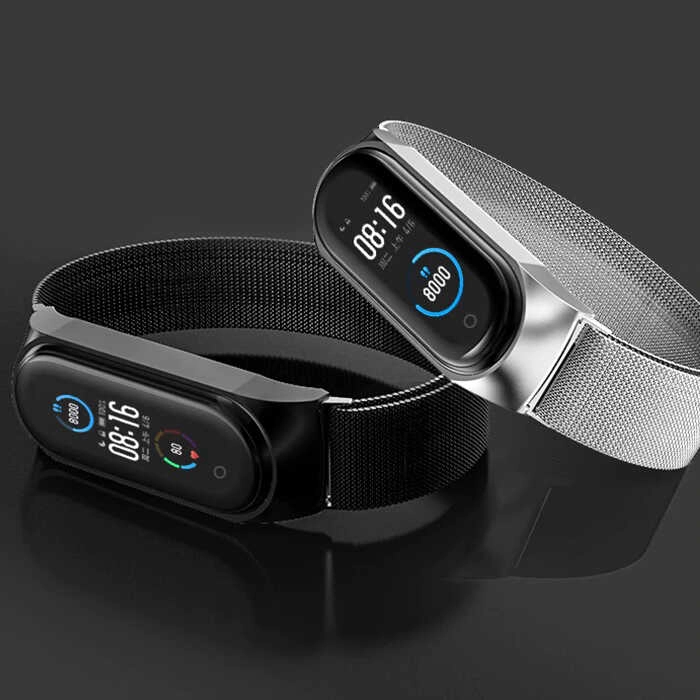 Xiaomi Uyumlu  Mi Band 5 Zore KRD-01 Metal Kordon