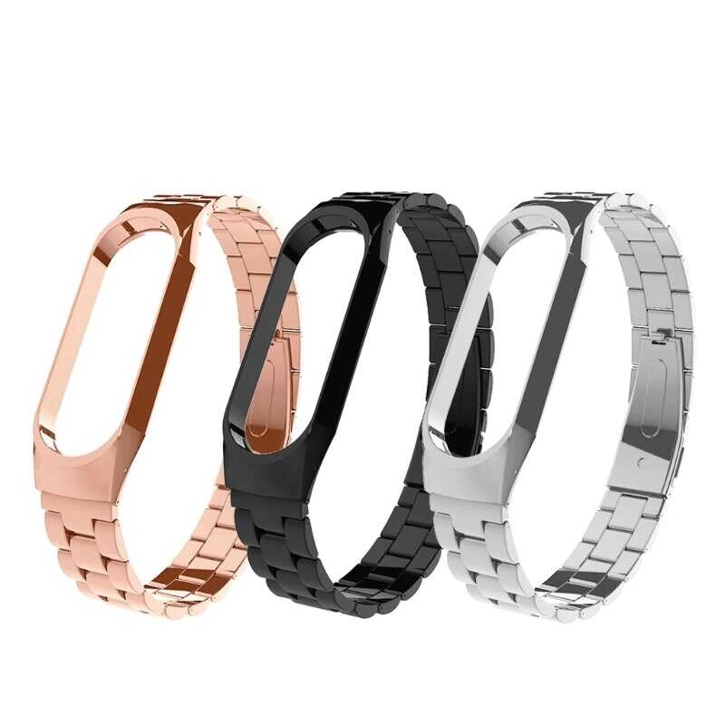 Xiaomi Uyumlu  Mi Band 5 KRD-04 Metal Kordon