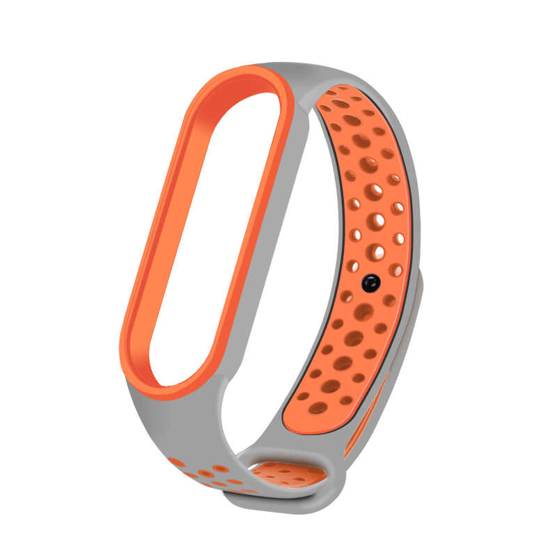Xiaomi Uyumlu  Mi Band 5 KRD-02 Silikon Kordon-No10