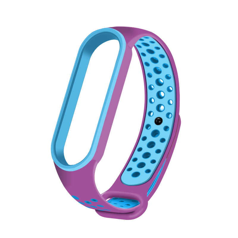 Xiaomi Uyumlu  Mi Band 5 KRD-02 Silikon Kordon-No8
