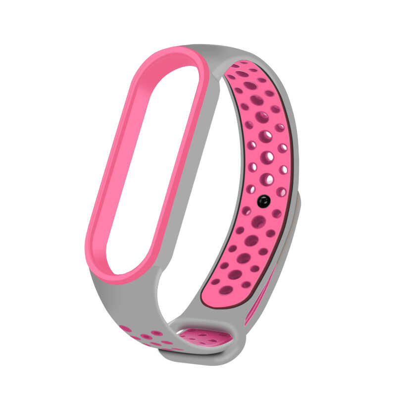 Xiaomi Uyumlu  Mi Band 5 KRD-02 Silikon Kordon-No9