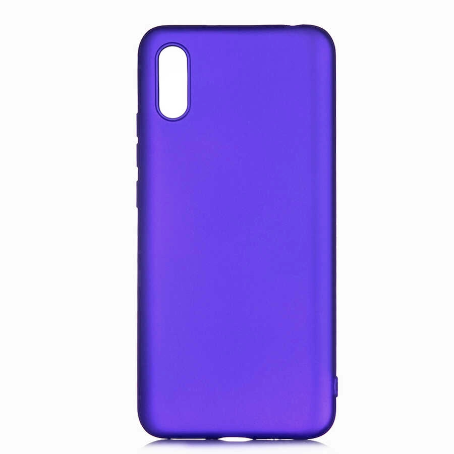 Xiaomi Uyumlu  Redmi 9A Kılıf Zore Premier Silikon Kapak-Saks mavi