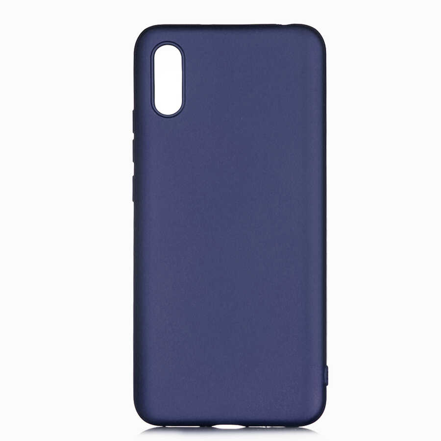 Xiaomi Uyumlu  Redmi 9A Kılıf Zore Premier Silikon Kapak-Lacivert