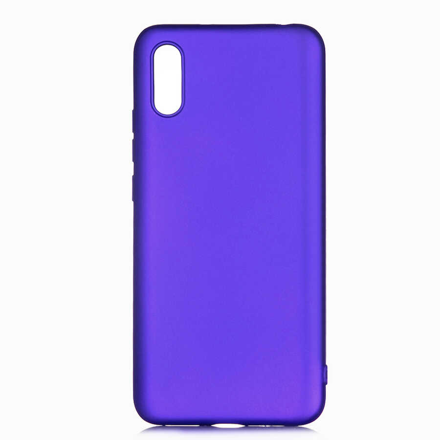 Xiaomi Uyumlu  Redmi 9A Kılıf Zore Premier Silikon Kapak-Saks mavi