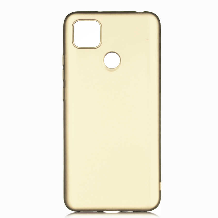 Xiaomi Uyumlu  Redmi 9C Kılıf Zore Premier Silikon Kapak-Gold
