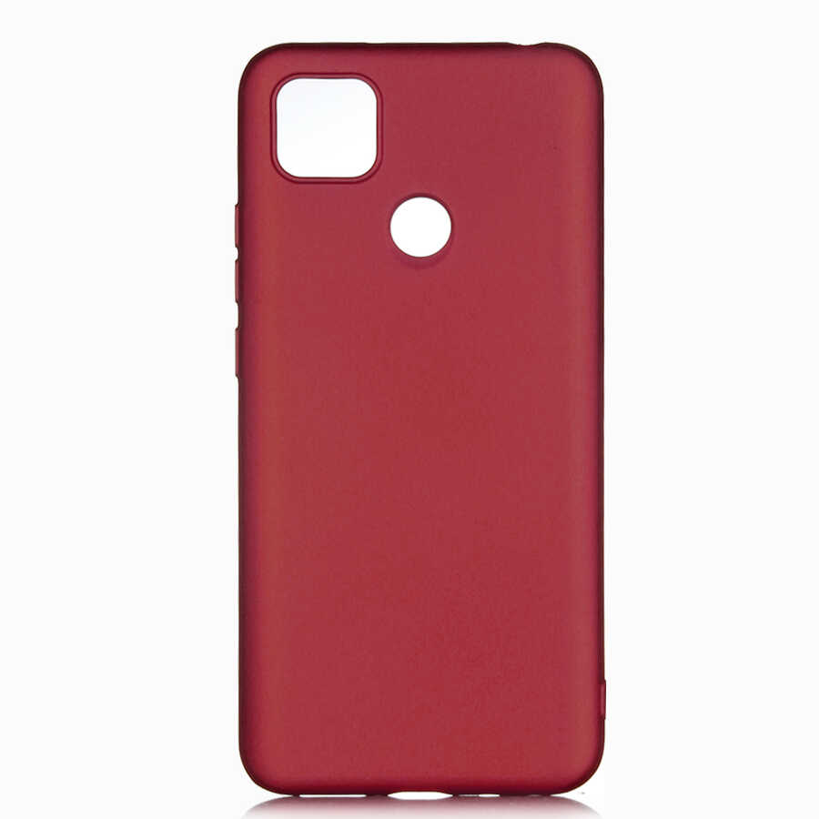 Xiaomi Uyumlu  Redmi 9C Kılıf Zore Premier Silikon Kapak-Mürdüm