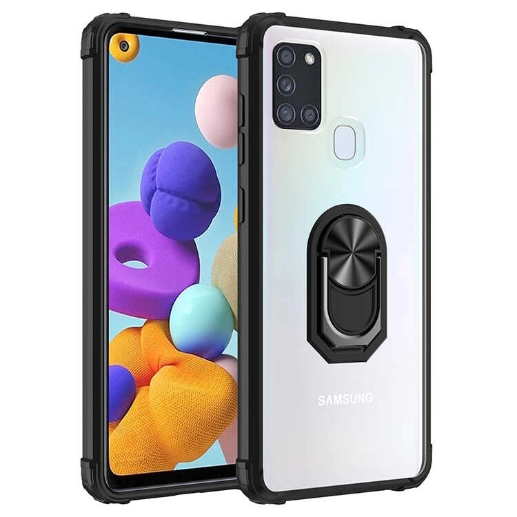 Galaxy Uyumlu A21S Kılıf Zore Mola Kapak-Siyah