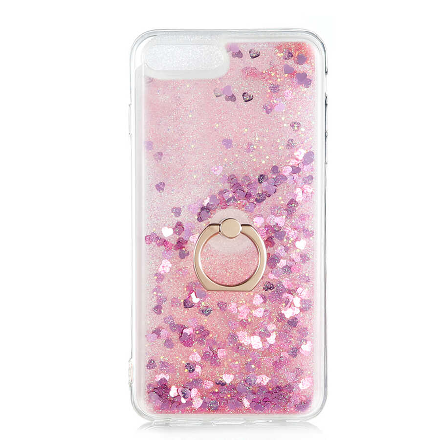 iPhone Uyumlu 7 Plus Kılıf Zore Milce Kapak-Pembe