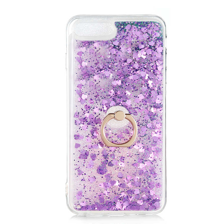 iPhone Uyumlu 8 Plus Kılıf Zore Milce Kapak-Mor