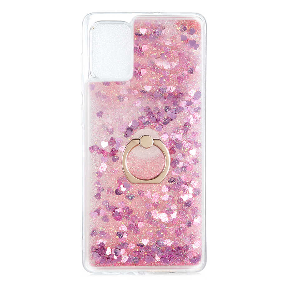 Galaxy Uyumlu A71 Kılıf Zore Milce Kapak-Pembe