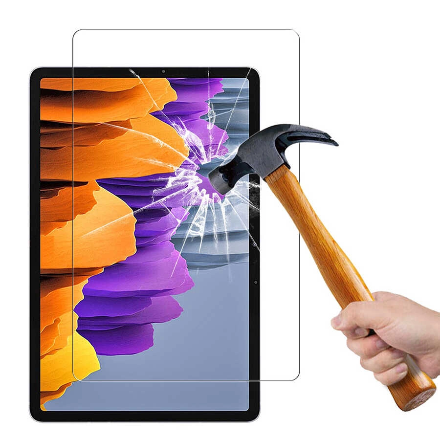 Galaxy Uyumlu Tab S7 Plus T970 Zore Tablet Temperli Cam Ekran Koruyucu