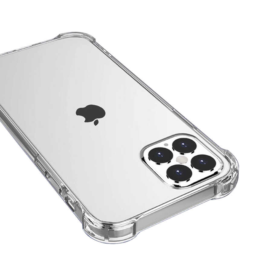 iPhone Uyumlu 12 Pro Kılıf Zore Nitro Toz Korumalı Shock Silikon