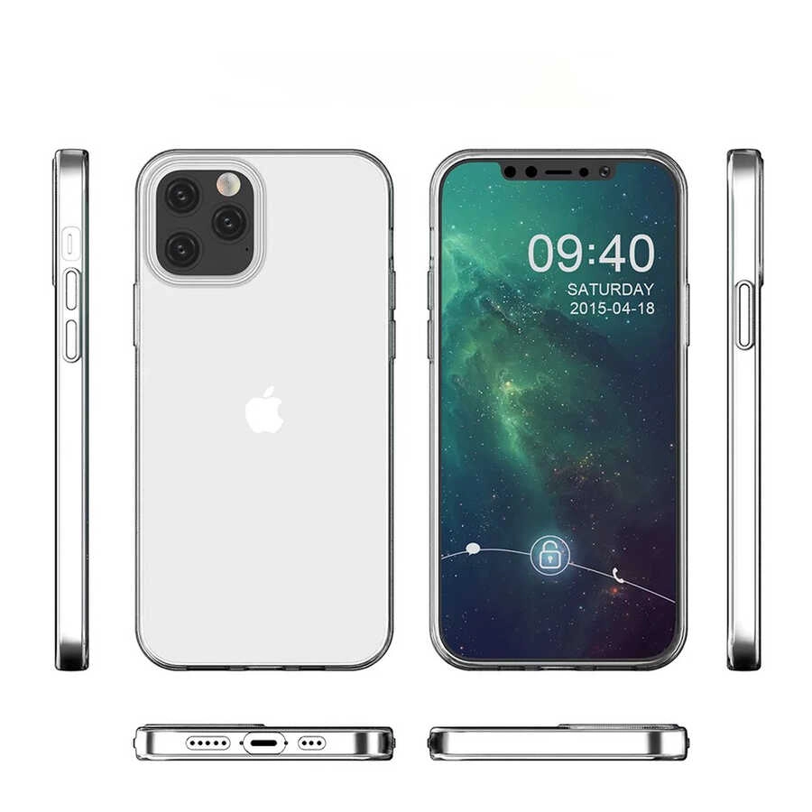 iPhone Uyumlu 12 Pro Kılıf Zore Süper Silikon Kapak