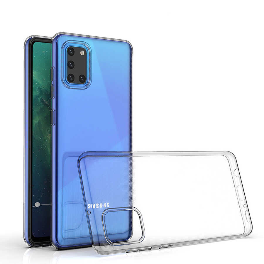 Galaxy Uyumlu A31 Kılıf Zore Süper Silikon Kapak