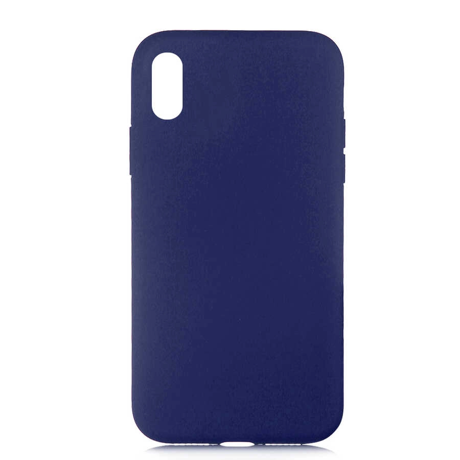 iPhone Uyumlu XS Max 6.5 Kılıf Zore LSR Lansman Kapak-Mavi