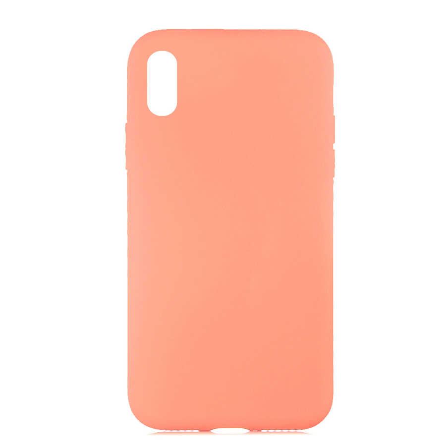 iPhone Uyumlu XS Max 6.5 Kılıf Zore LSR Lansman Kapak-Açık turuncu