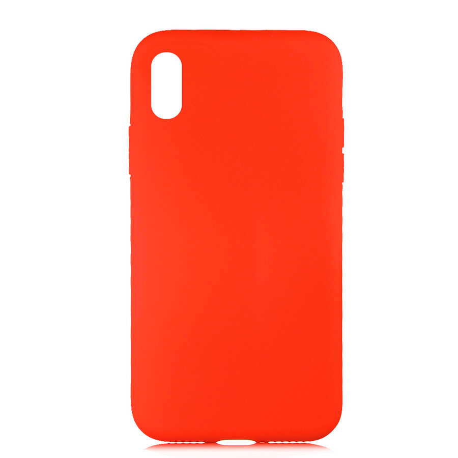 iPhone Uyumlu XS Max 6.5 Kılıf Zore LSR Lansman Kapak-Turuncu